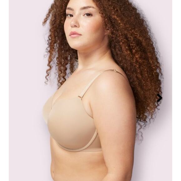 Soma Women’s Vanishing back full coverage Soft Tan Skin Color bra lines 44D NEW - Picture 8 of 11